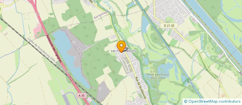 localisation de l'entreprise SCI PNISHI-IMMO  SAINT-LOUIS