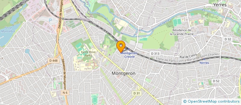localisation de l'entreprise SCI PNJ à MONTGERON
