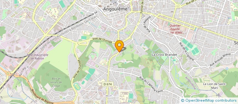 localisation de l'entreprise SCI PNJA à ANGOULEME