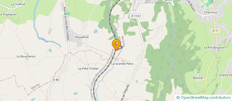 localisation de l'entreprise SCI PNL à SAINT-PRIEST-SOUS-AIXE