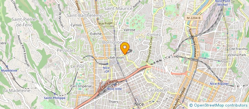 localisation de l'entreprise SCI PNL à NICE