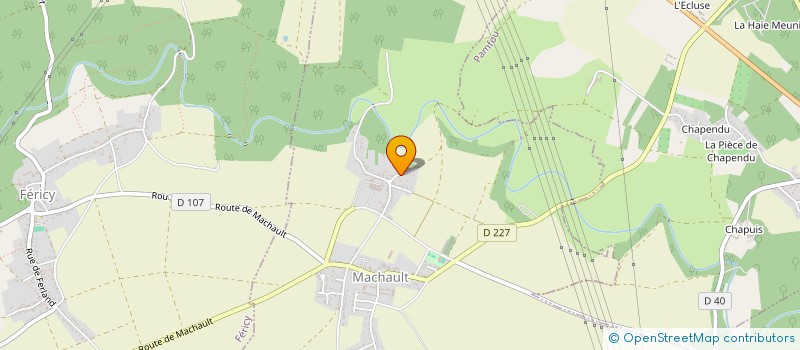 localisation de l'entreprise SCI PNLT  MACHAULT