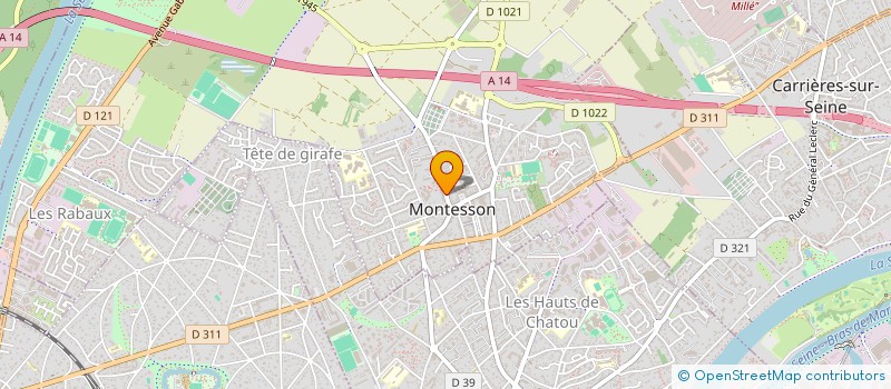 localisation de l'entreprise SCI PNMA  MONTESSON