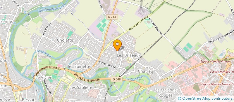 localisation de l'entreprise SCI PNR à NIORT