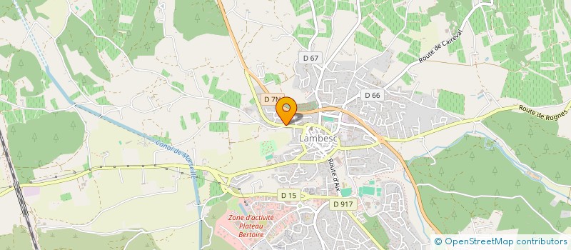 localisation de l'entreprise SCI PNR  LAMBESC