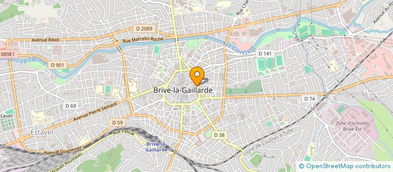 localisation de l'entreprise SCI PNS  BRIVE-LA-GAILLARDE