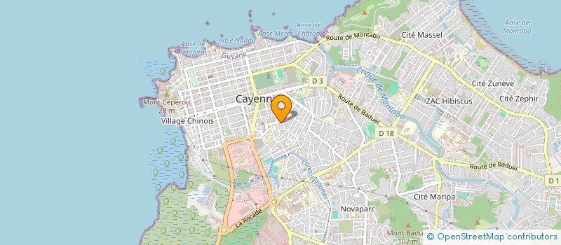 localisation de l'entreprise SCI PO KEE  CAYENNE