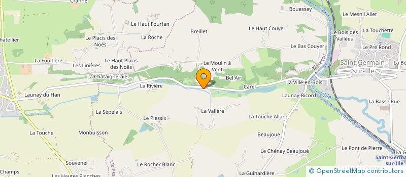 localisation de l'entreprise SCI PO NEVEU  MELESSE