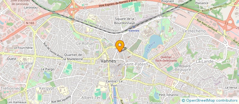 localisation de l'entreprise SCI POBEGUIN à VANNES