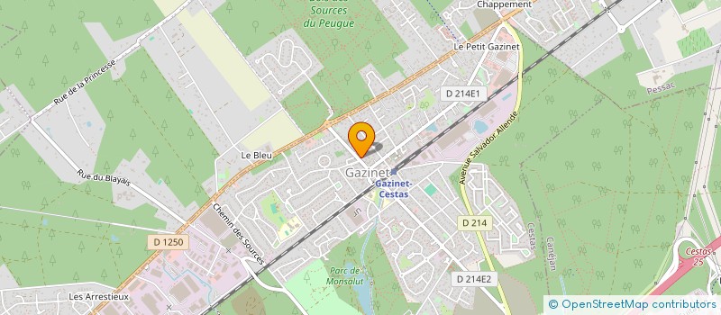 localisation de l'entreprise SCI POBIMMO  CESTAS