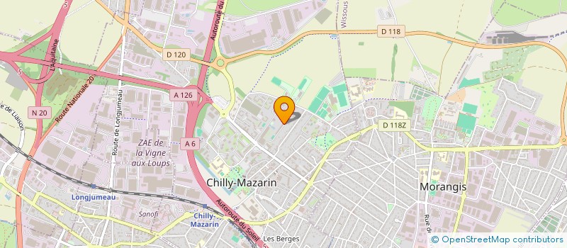 localisation de l'entreprise SCI POCAMOTT à CHILLY-MAZARIN