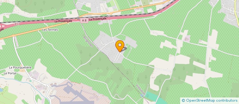 localisation de l'entreprise SCI POCANA  VIDAUBAN