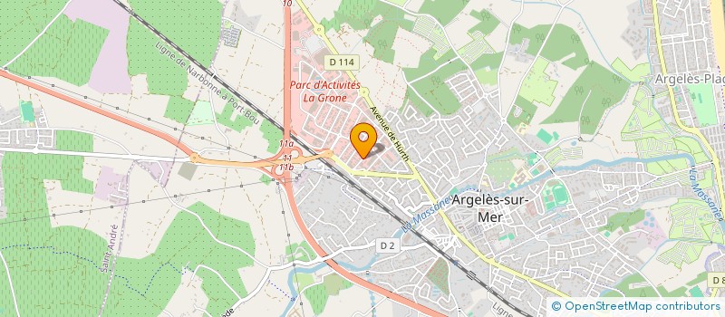 localisation de l'entreprise SCI POCAPOC 66 à ARGELES-SUR-MER