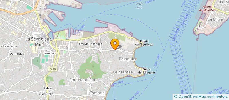 localisation de l'entreprise SCI POCCHIOLO à LA SEYNE-SUR-MER