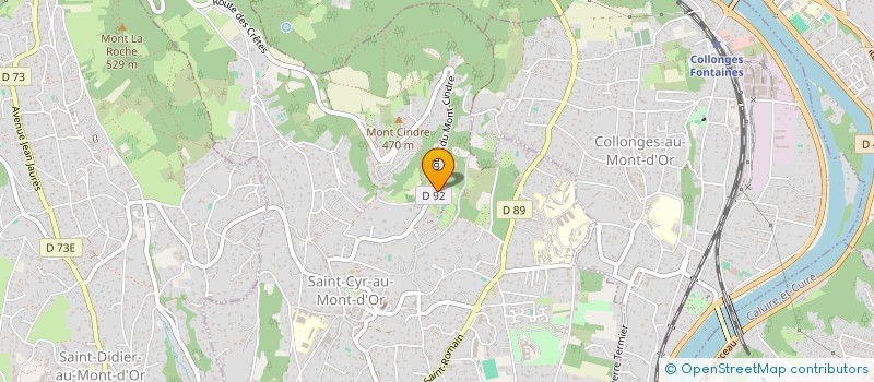 localisation de l'entreprise SCI POCHON  SAINT-CYR-AU-MONT-D'OR