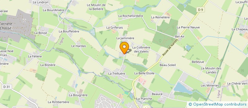 localisation de l'entreprise SCI POCHON  LIGNE