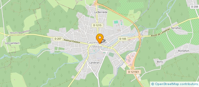 localisation de l'entreprise SCI POCONEL  CASTELNAU-DE-MEDOC