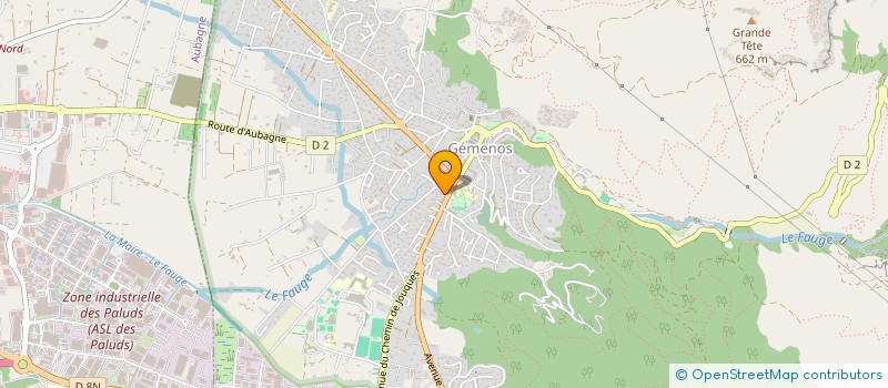 localisation de l'entreprise SCI POCOYOS  GEMENOS