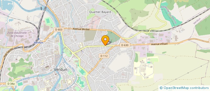 localisation de l'entreprise SCI POCRATE à VERDUN