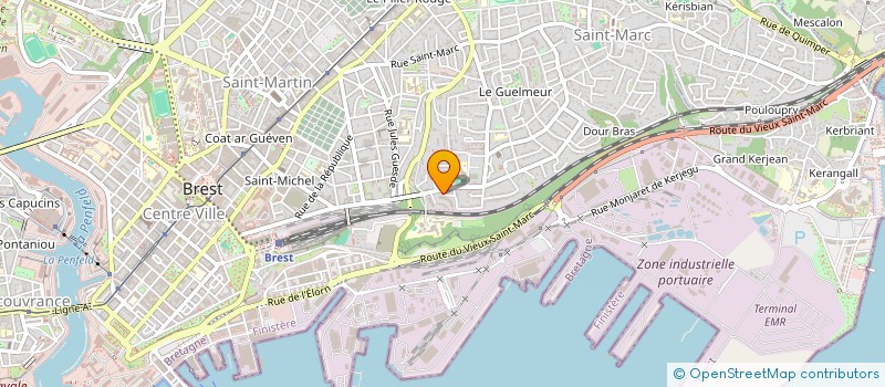 localisation de l'entreprise SCI POCRATE DE COS  BREST