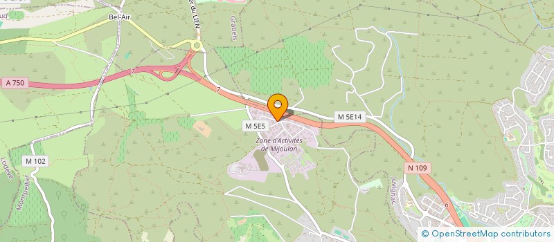 localisation de l'entreprise SCI POD MARLY  VAILHAUQUES