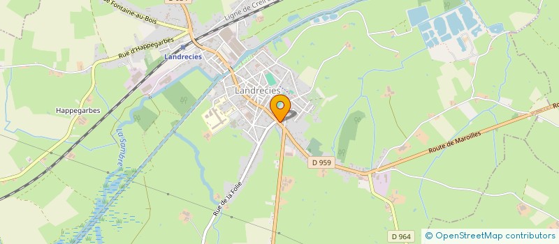 localisation de l'entreprise SCI PODEENNE  LANDRECIES