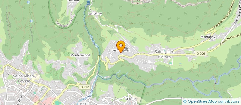 localisation de l'entreprise SCI PODEKINNE 06  SAINT-JEAN-D'ARVEY