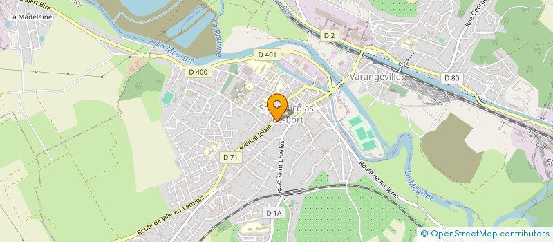 localisation de l'entreprise SCI PODEVIN ROSER  SAINT-NICOLAS-DE-PORT