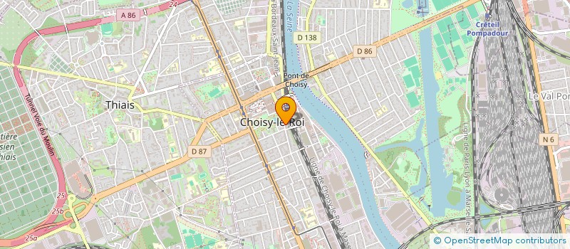 localisation de l'entreprise SCI PODIMMO à CHOISY-LE-ROI