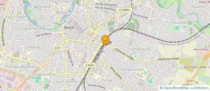 localisation de l'entreprise SCI PODIVMELE à NIORT