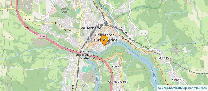 localisation de l'entreprise SCI PODO à VALSERHONE