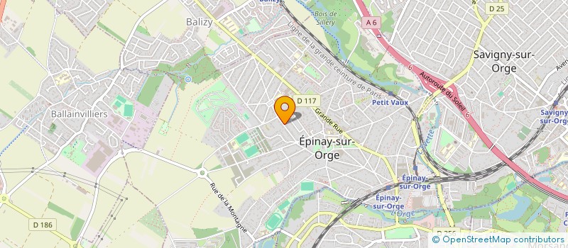 localisation de l'entreprise SCI PODO  EPINAY-SUR-ORGE