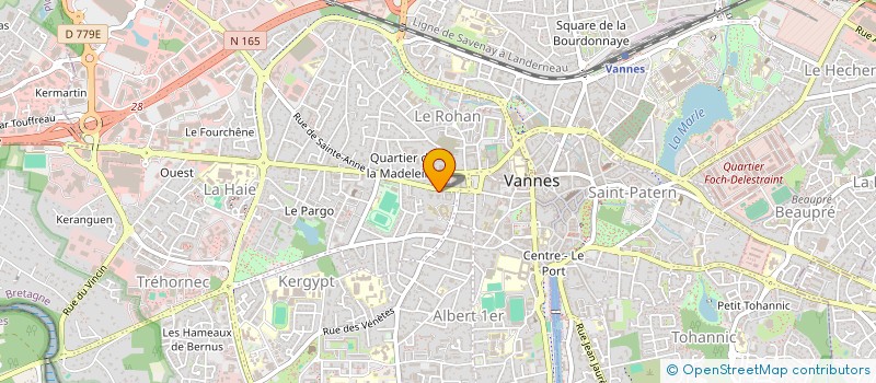 localisation de l'entreprise SCI PODO-ORTHESE à VANNES