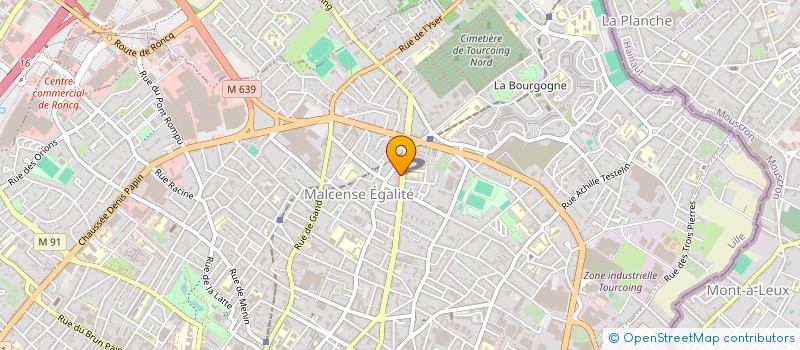 localisation de l'entreprise SCI PODOKINE  TOURCOING