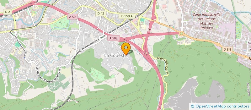 localisation de l'entreprise SCI PODOLIUM 2DG à AUBAGNE
