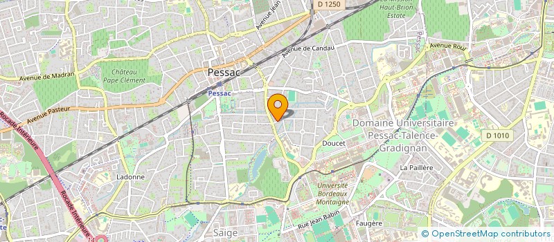 localisation de l'entreprise SCI PODOLOGIE GROSSETIE  PESSAC