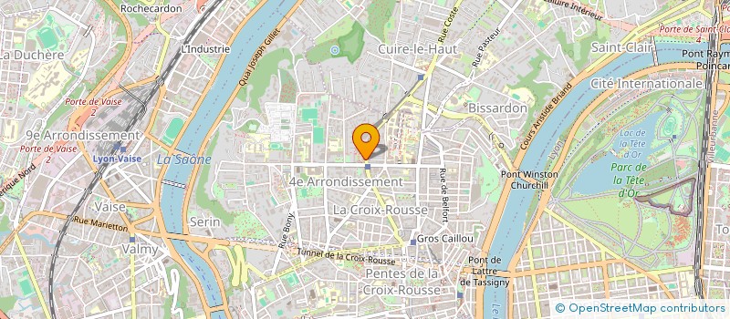 localisation de l'entreprise SCI PODOPHTALM  LYON