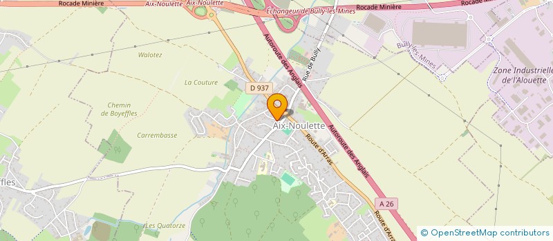 localisation de l'entreprise SCI PODORTHAIX  AIX-NOULETTE