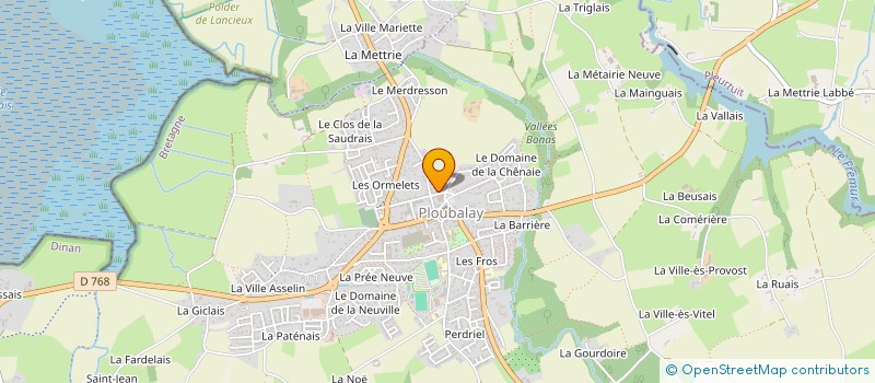 localisation de l'entreprise SCI PODORTHO  BEAUSSAIS-SUR-MER