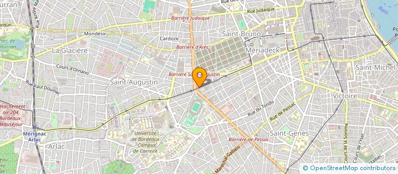 localisation de l'entreprise SCI PODORUN  BORDEAUX