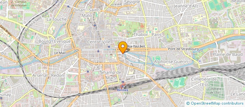 localisation de l'entreprise SCI PODOST  RENNES