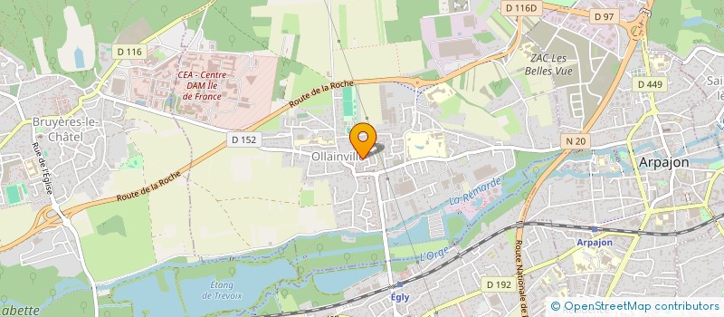 localisation de l'entreprise SCI PODOTTIN  OLLAINVILLE