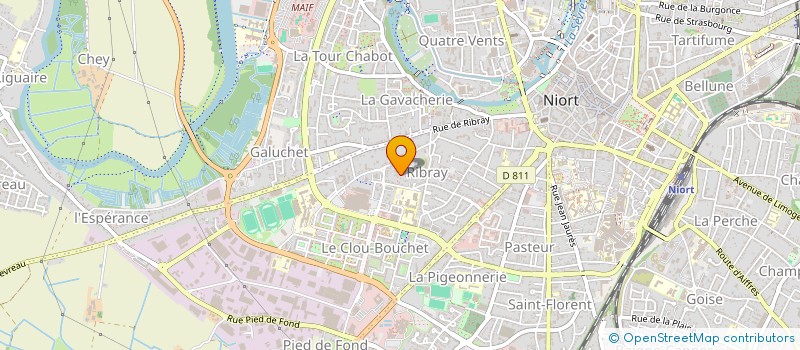 localisation de l'entreprise SCI POE NO à NIORT