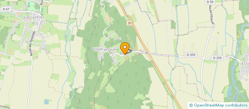 localisation de l'entreprise SCI POEM  VILLEFRANQUE