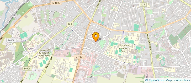 localisation de l'entreprise SCI POETTE  AMIENS