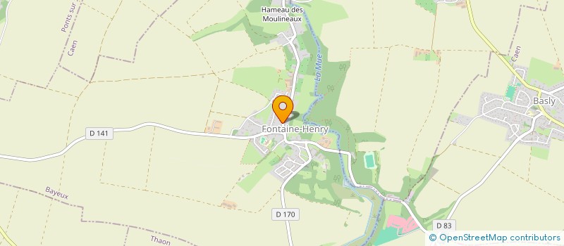 localisation de l'entreprise SCI POEVIE  FONTAINE-HENRY