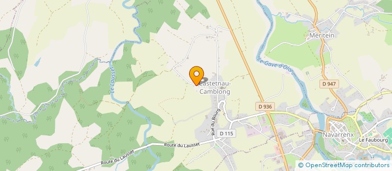 localisation de l'entreprise SCI POEY  CASTETNAU-CAMBLONG