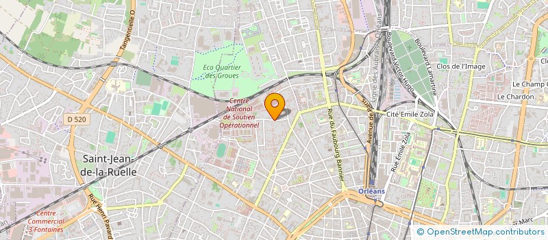 localisation de l'entreprise SCI POFRADI à ORLEANS