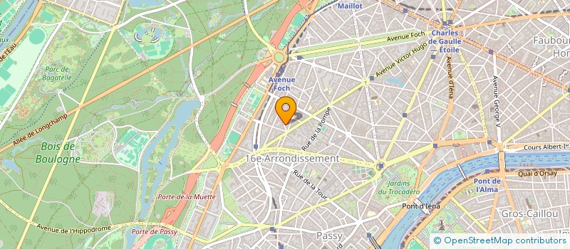 localisation de l'entreprise SCI POGAMO MONT D'ARBOIS  PARIS