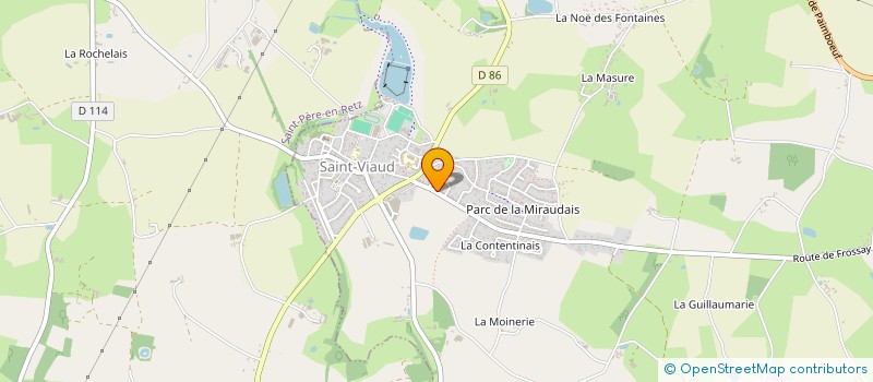 localisation de l'entreprise SCI POGAU  FROSSAY